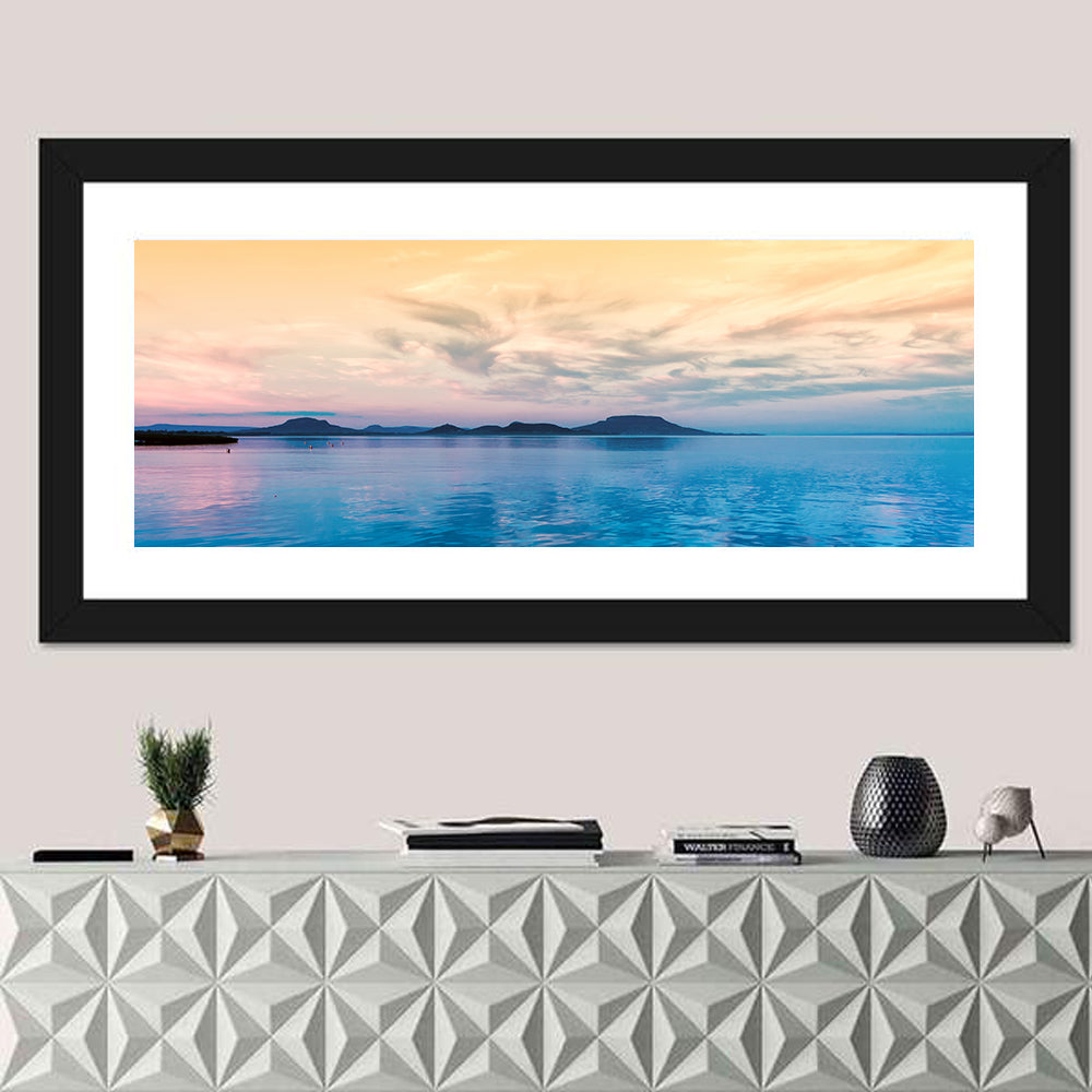 Lake Balaton at Golden Hour Wall Art