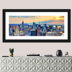 Midtown Manhattan Skyline at Dusk Wall Art