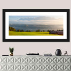 Sunlit Mountain Clouds Wall Art