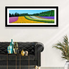 Tomita Flower Fields, Nakafurano Wall Art