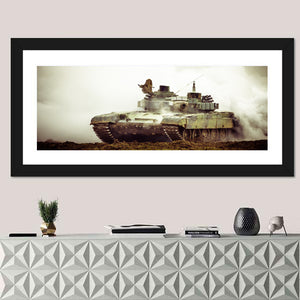 Military Tank at War Wall Art