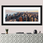 Chicago Skyline at Golden Hour Wall Art