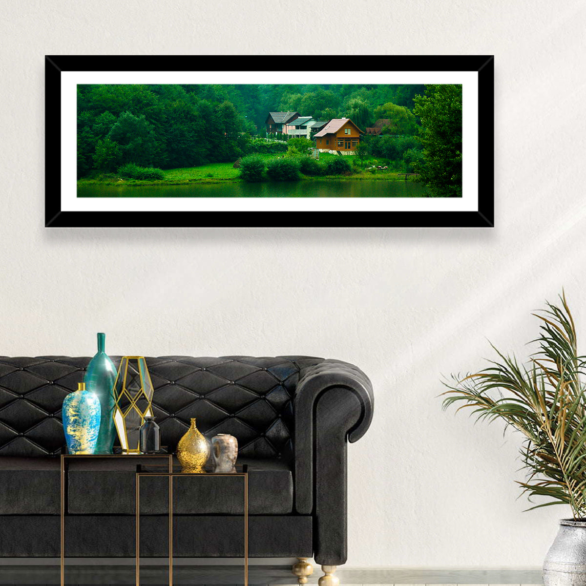 Mist Over Lake Tarnita Wall Art