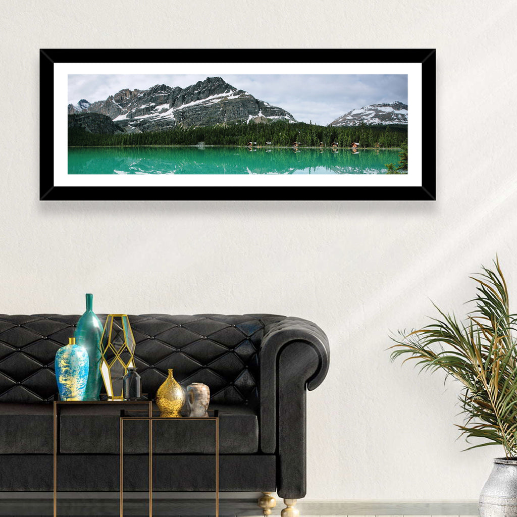 Lake Ohara Turquoise Reflection Wall Art