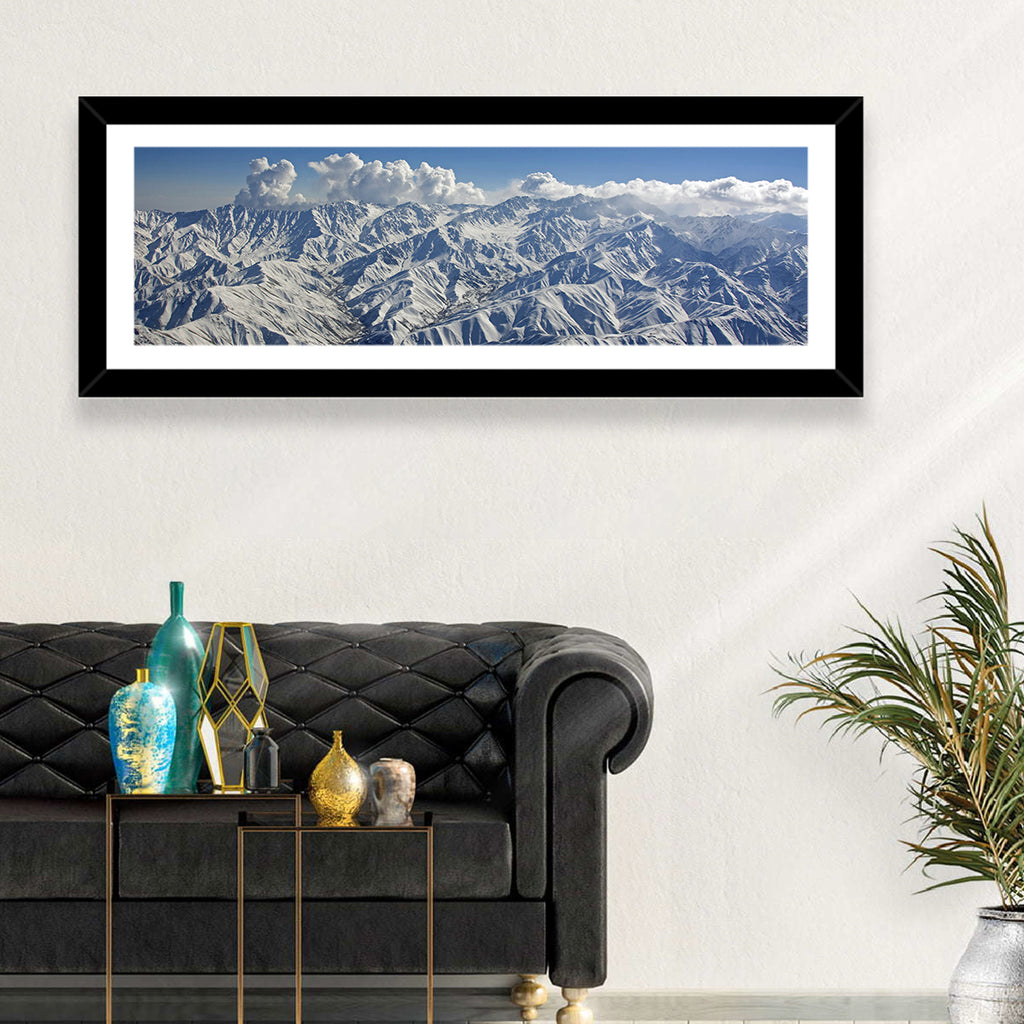 Snow-capped Afghan Mountains Wall Art