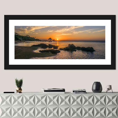 Roatan Island Sunset Wall Art