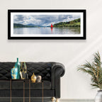 Bala Lake Sailboat Reflection Wall Art