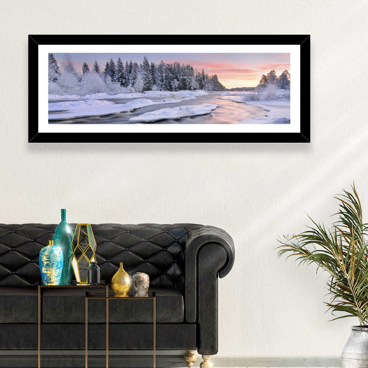 River Kiiminkijoki Sunrise Wall Art