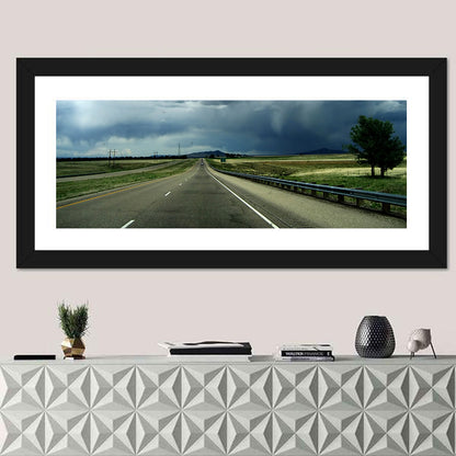 New Mexico Stormy Highway Wall Art