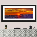 Lipan Point Sunset Sunburst Wall Art