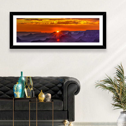 Lipan Point Golden Sunset Wall Art