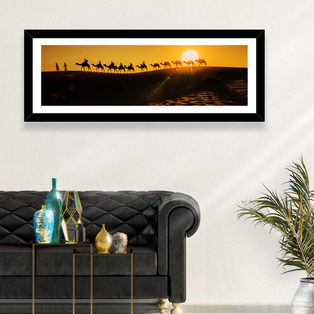 Desert Camel Caravan Wall Art