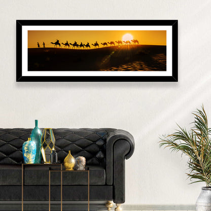 Desert Camel Caravan Wall Art