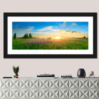 Fireweed Meadow Sunrise Wall Art