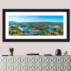 Shkodër River Valley Wall Art