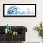 Stethoscope Checkup with Medical Icons Wall Art