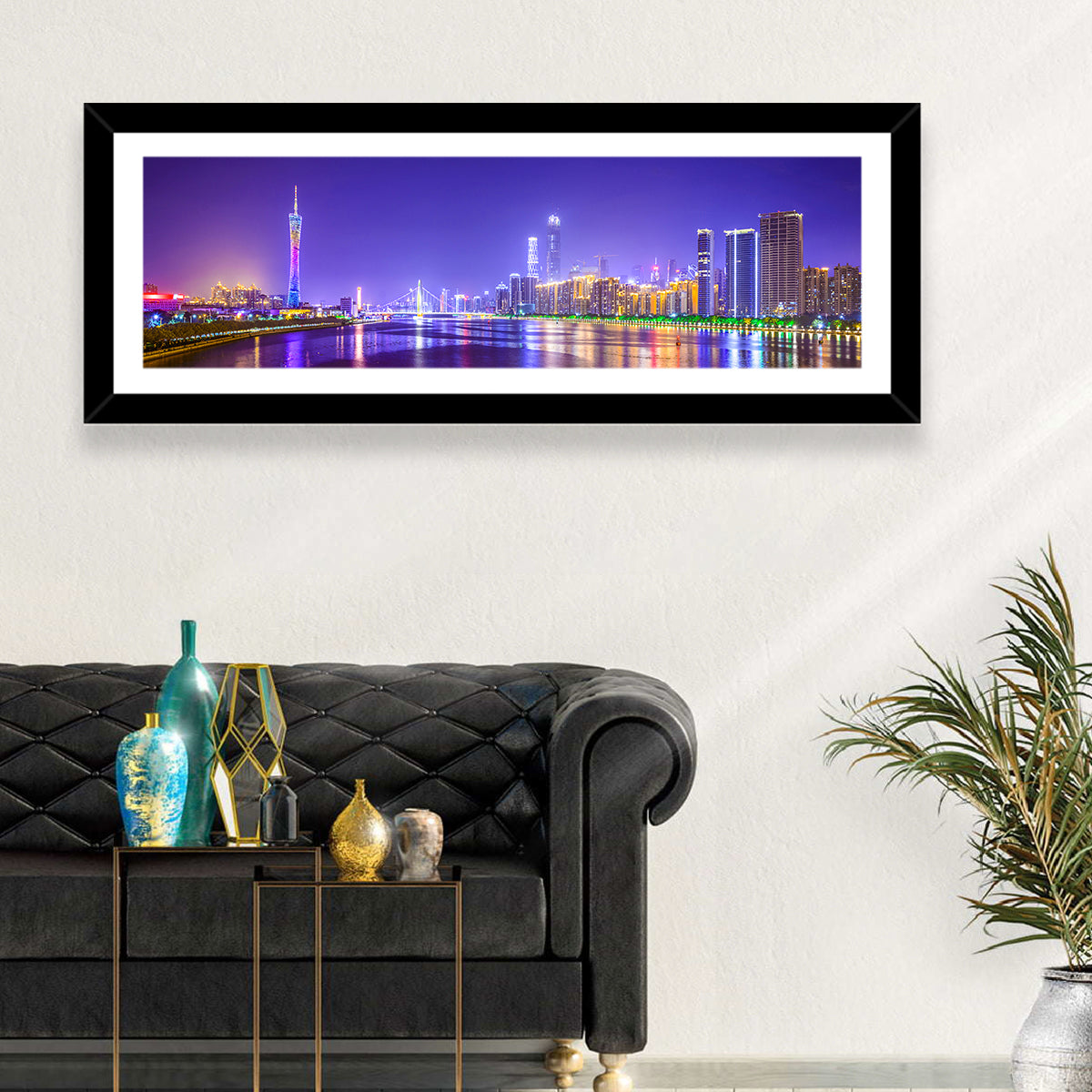 Guangzhou City Skyline Wall Art