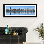 Chicago Skyline Reflection Wall Art