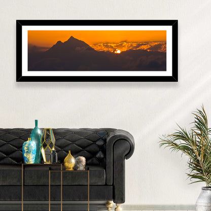 Athos Mountain Sunrise Wall Art