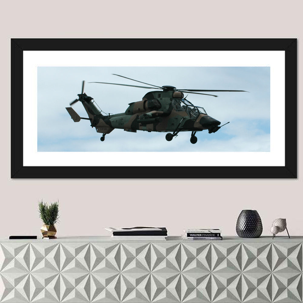 Military Attack Helicopter Wall Art