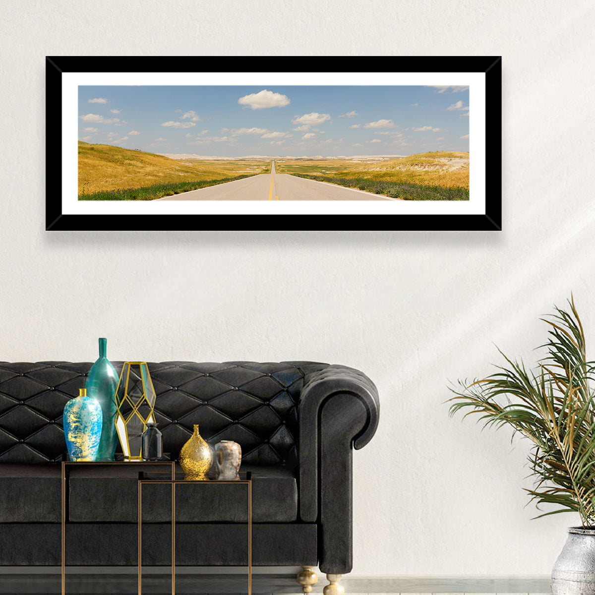 North Dakota Highway Wall Art
