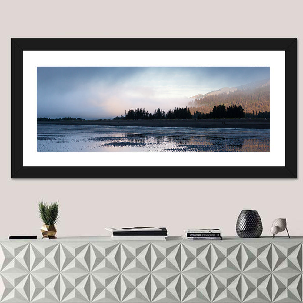 Lake Clark Foggy Shoreline Wall Art