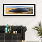 Fayoum Lake Footprints Wall Art