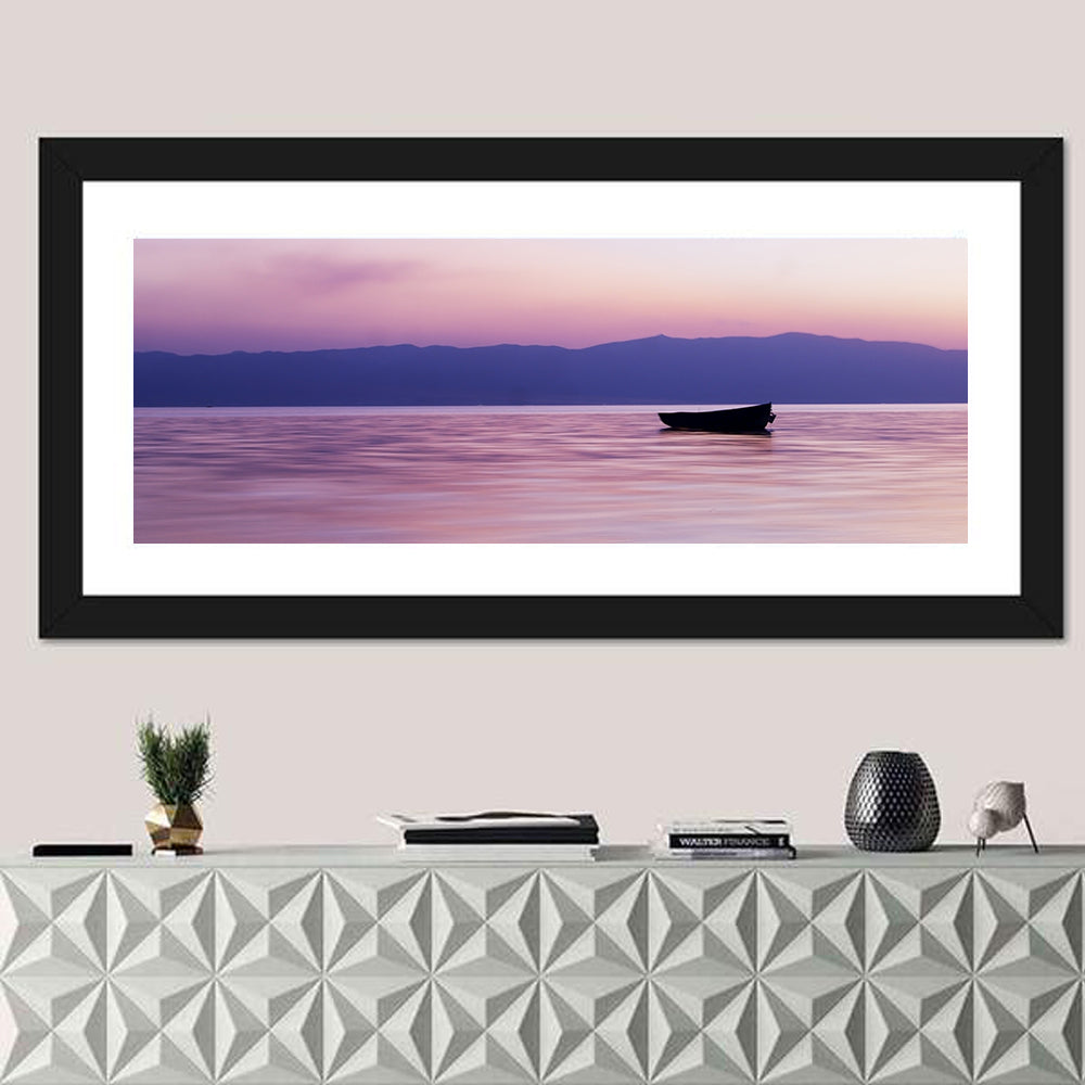 Lake Ohrid Sunset Wall Art