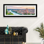 Verona Riverbend at Golden Hour Wall Art