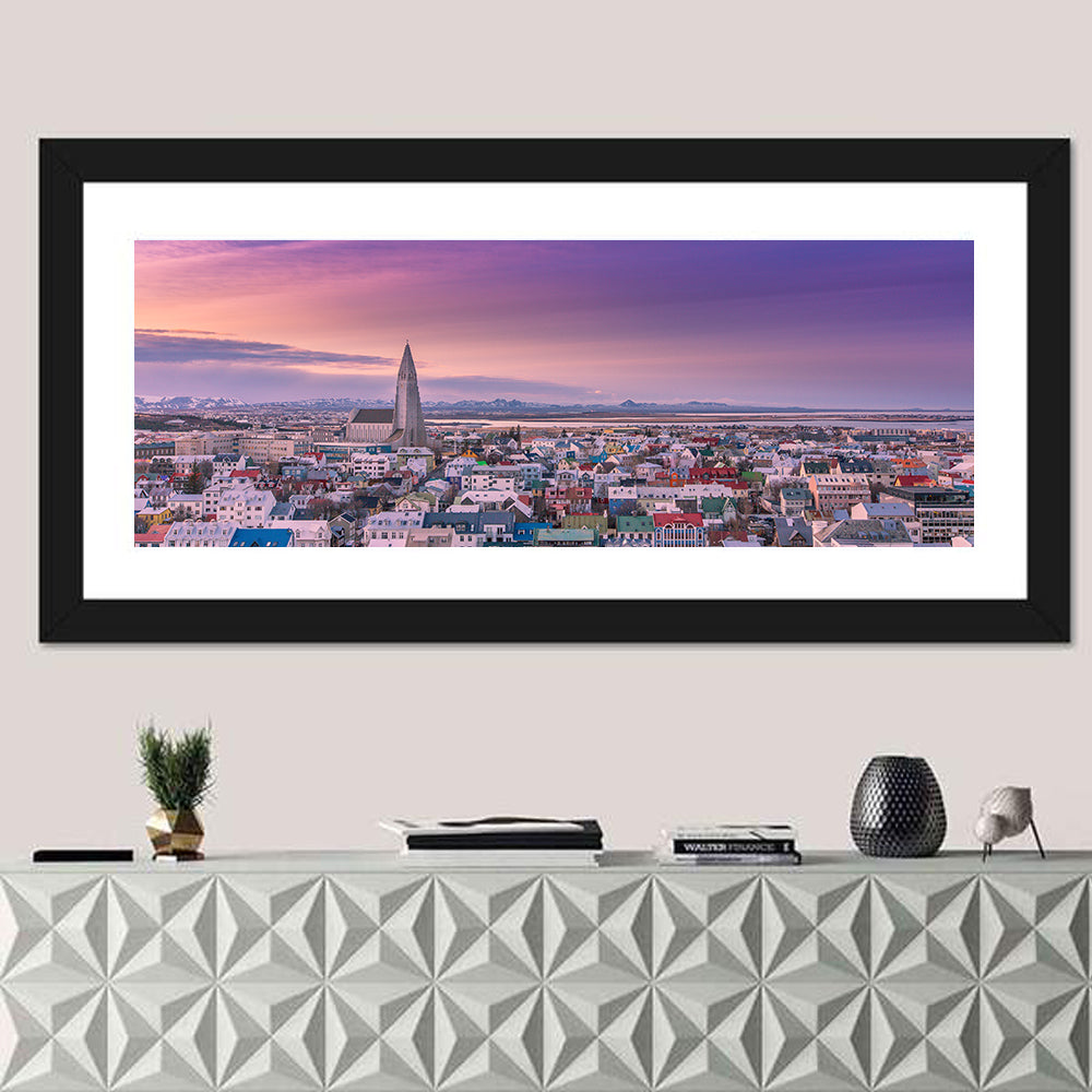 Reykjavik Dawn Wall Art
