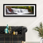 Blue Ridge Autumn Waterfall Wall Art