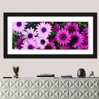 Pink and Purple Daisies Wall Art