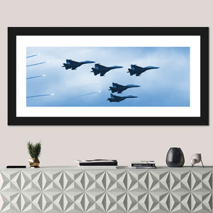 Fighter Jets Squad Wall Art