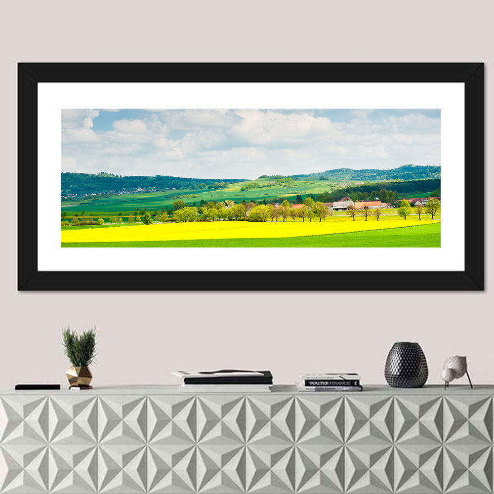 Czech Rapeseed Fields Wall Art