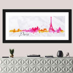 Paris Watercolor Sketch Wall Art