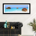 Lefkada Three Rocks Seascape Wall Art