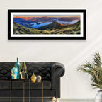 Wanaka Golden Hour Over Roys Peak Wall Art