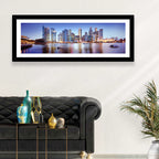 Singapore Marina Bay Skyline at Twilight Wall Art