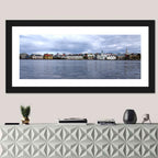 Tjörnin Reykjavik Skyline Wall Art