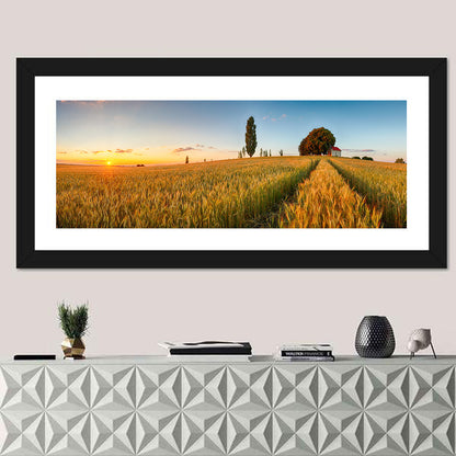 Summer Wheat Field Wall Art