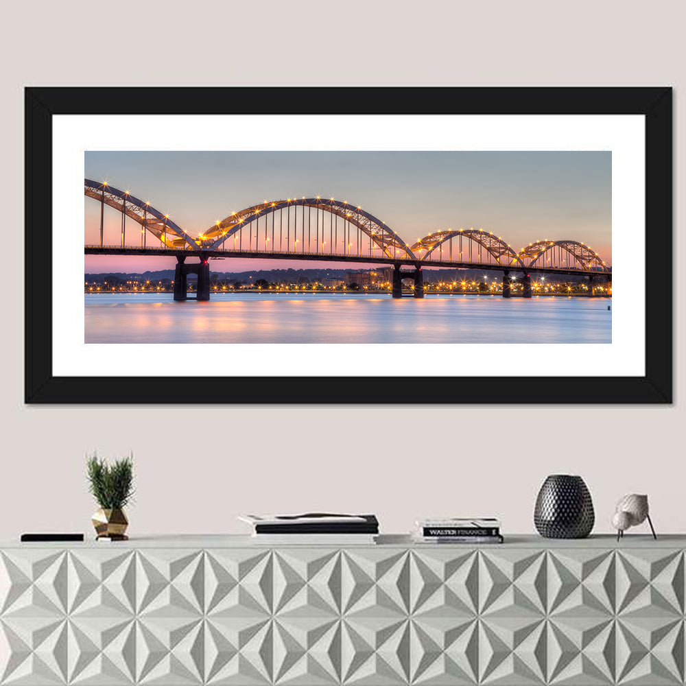 Centennial Bridge at Twilight Wall Art