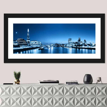 London Night Skyline Wall Art