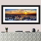 Sea Stones at Sunset Wall Art