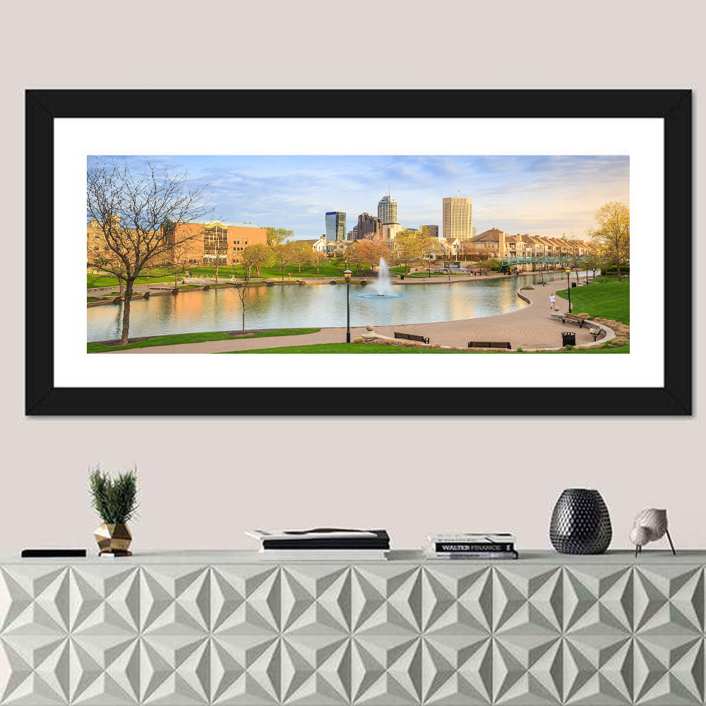 Indianapolis Central Canal Skyline Wall Art