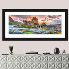 Eilean Donan Castle at Sunset Wall Art
