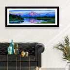 Oxbow Bend Dawn Reflection Wall Art