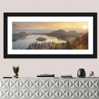 Autumn Morning at Lake Bled Wall Art