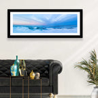 Frozen Blue Seascape Wall Art