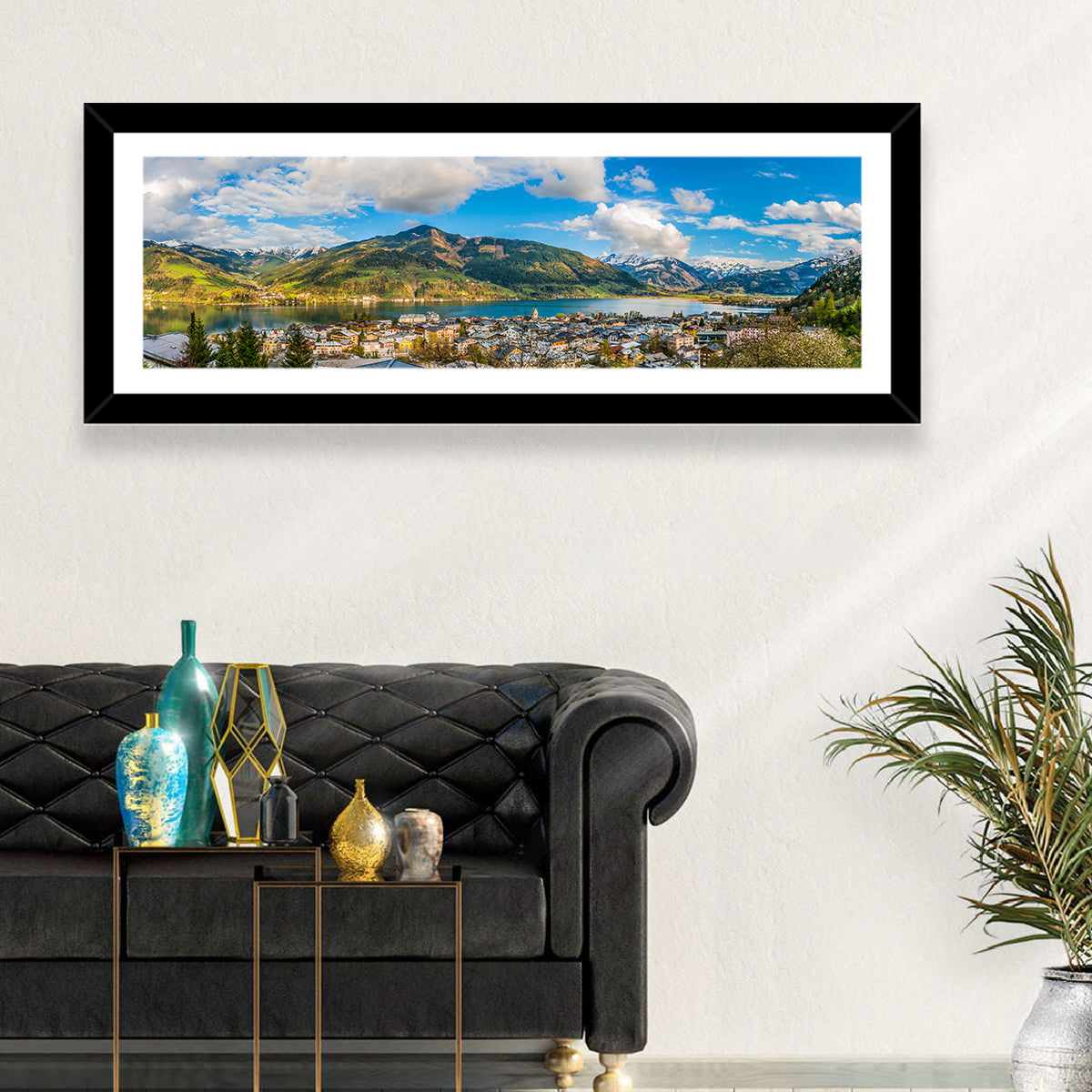 Zell Am See Shoreline Wall Art