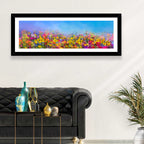 Cornflower and Daisy Meadow Wall Art
